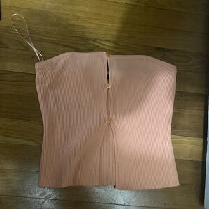 Strapless Sweater Tube top